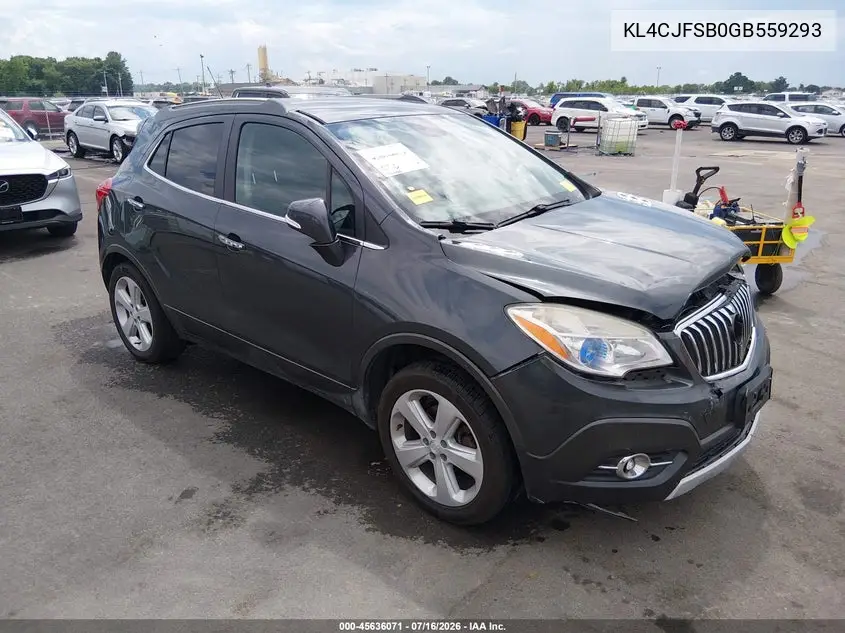 2016 Buick Encore Convenience VIN: KL4CJFSB0GB559293 Lot: 45636071