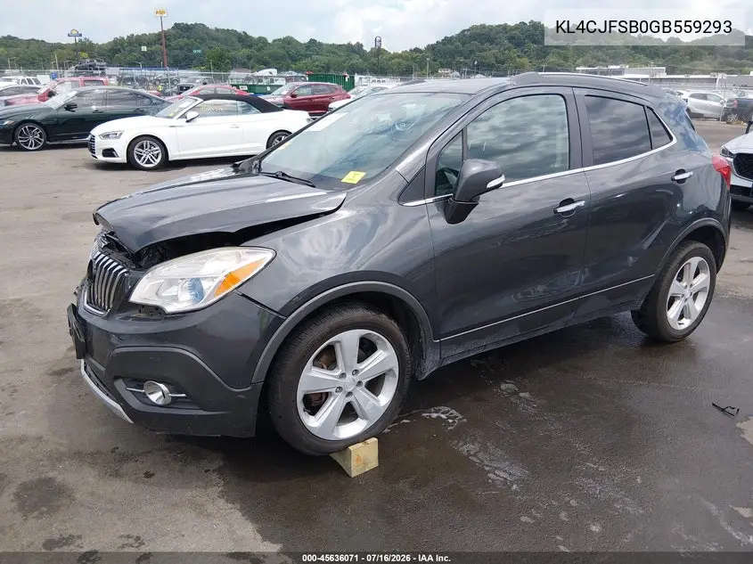 2016 Buick Encore Convenience VIN: KL4CJFSB0GB559293 Lot: 45636071