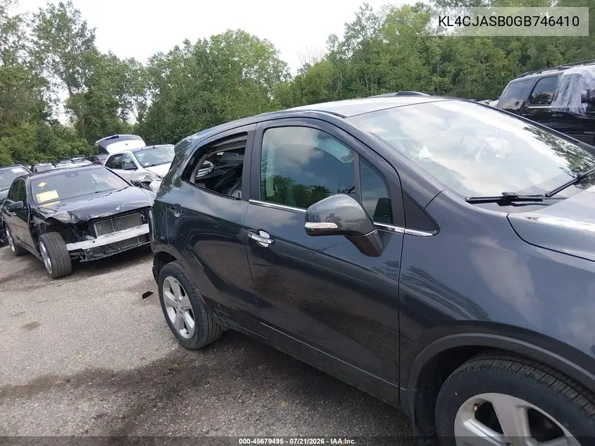2016 Buick Encore VIN: KL4CJASB0GB746410 Lot: 45679495
