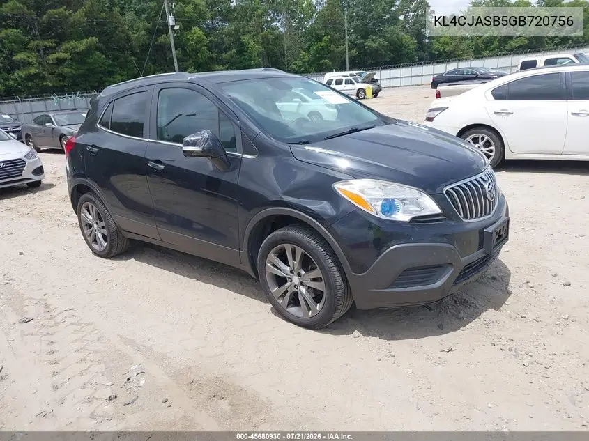 2016 Buick Encore VIN: KL4CJASB5GB720756 Lot: 45680930