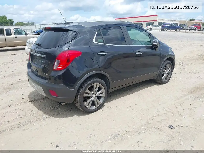 2016 Buick Encore VIN: KL4CJASB5GB720756 Lot: 45680930