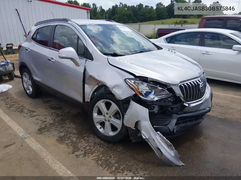 2016 Buick Encore VIN: KL4CJASB3GB575846 Lot: 45682085
