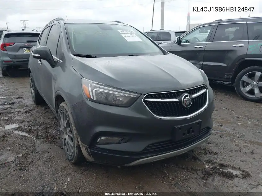 KL4CJ1SB6HB124847 2017 Buick Encore Sport Touring