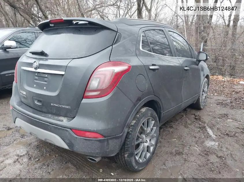 KL4CJ1SB6HB124847 2017 Buick Encore Sport Touring