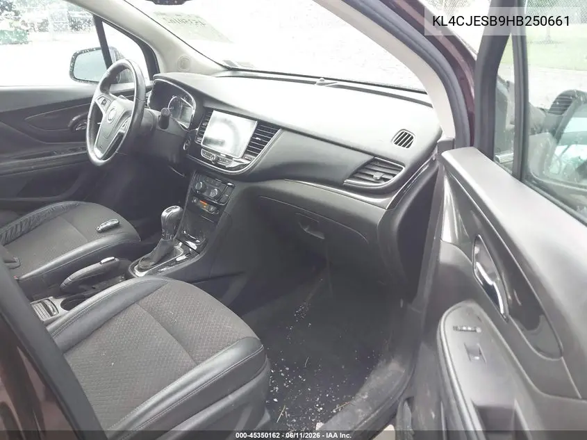 2017 Buick Encore Preferred VIN: KL4CJESB9HB250661 Lot: 45350162