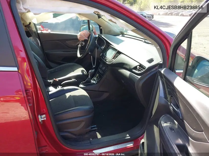 2017 Buick Encore Preferred VIN: KL4CJESB8HB238856 Lot: 45382787