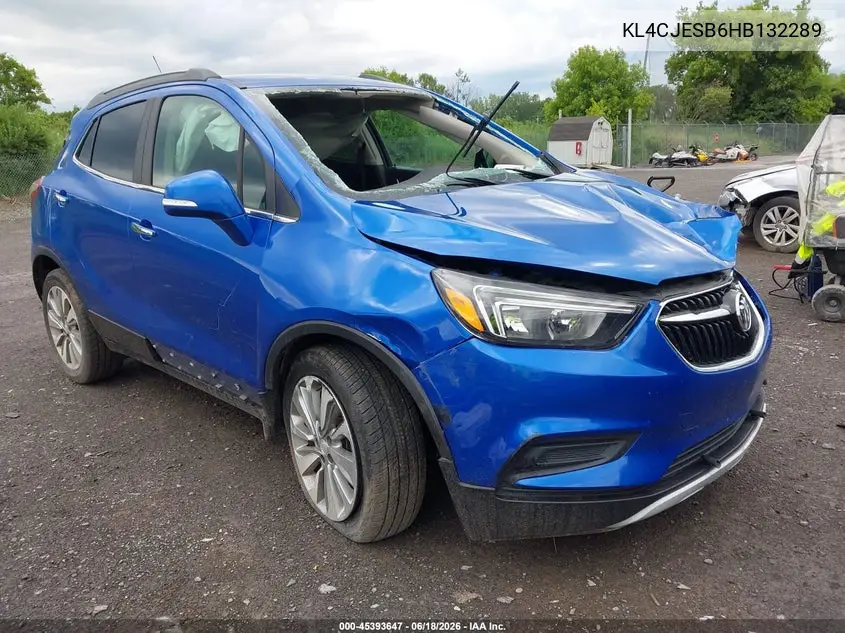 2017 Buick Encore Preferred VIN: KL4CJESB6HB132289 Lot: 45393647