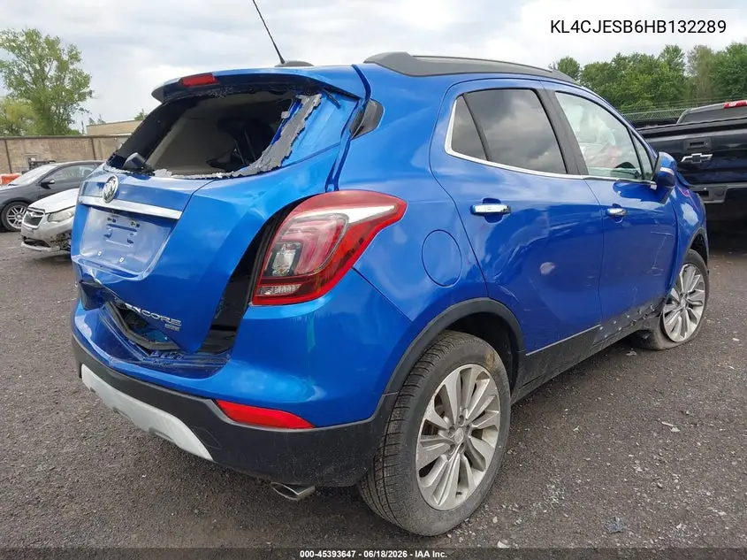 2017 Buick Encore Preferred VIN: KL4CJESB6HB132289 Lot: 45393647