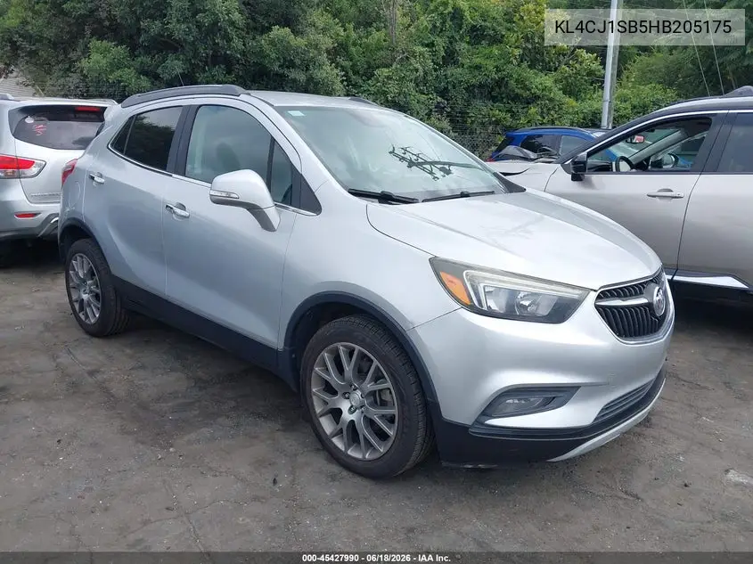 2017 Buick Encore Sport Touring VIN: KL4CJ1SB5HB205175 Lot: 45427990