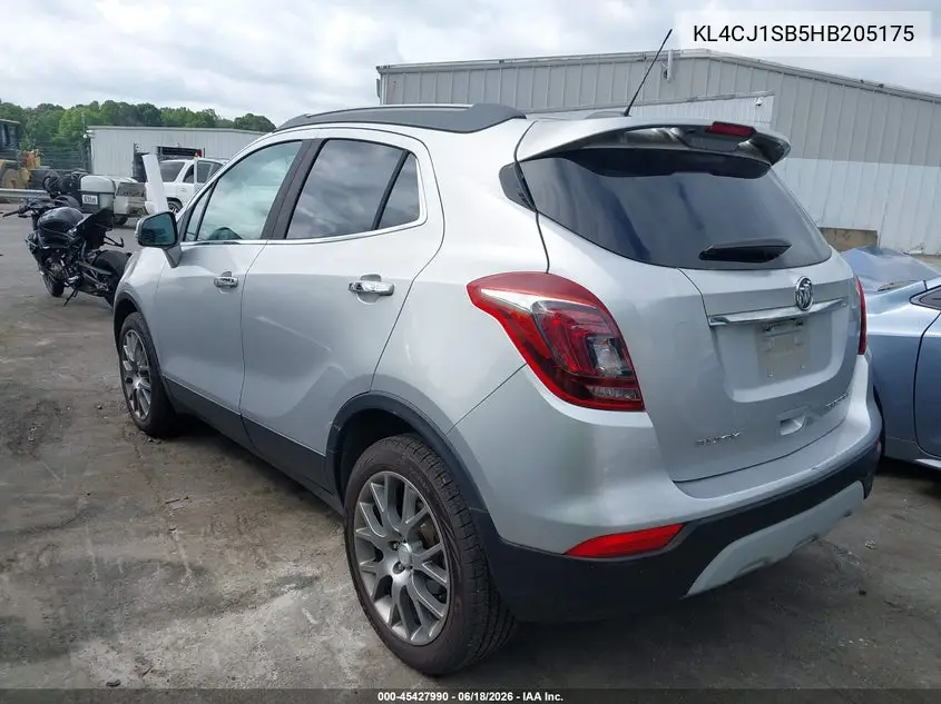 2017 Buick Encore Sport Touring VIN: KL4CJ1SB5HB205175 Lot: 45427990