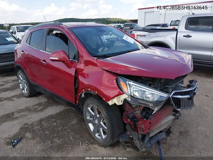 2017 Buick Encore Preferred Ii VIN: KL4CJBSB5HB163645 Lot: 45533476