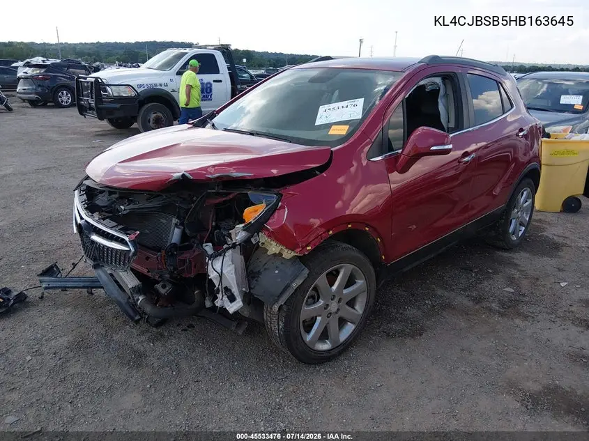 2017 Buick Encore Preferred Ii VIN: KL4CJBSB5HB163645 Lot: 45533476