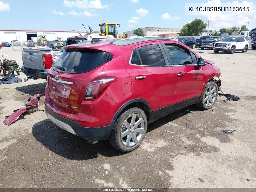 2017 Buick Encore Preferred Ii VIN: KL4CJBSB5HB163645 Lot: 45533476