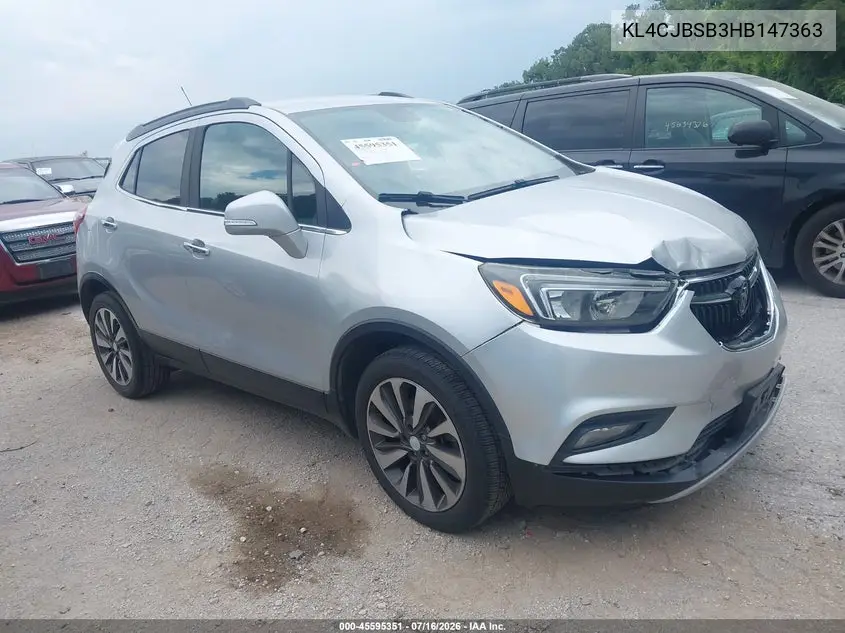2017 Buick Encore Preferred Ii VIN: KL4CJBSB3HB147363 Lot: 45595351