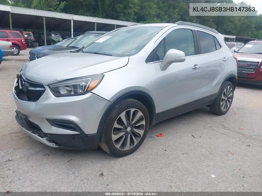 2017 Buick Encore Preferred Ii VIN: KL4CJBSB3HB147363 Lot: 45595351
