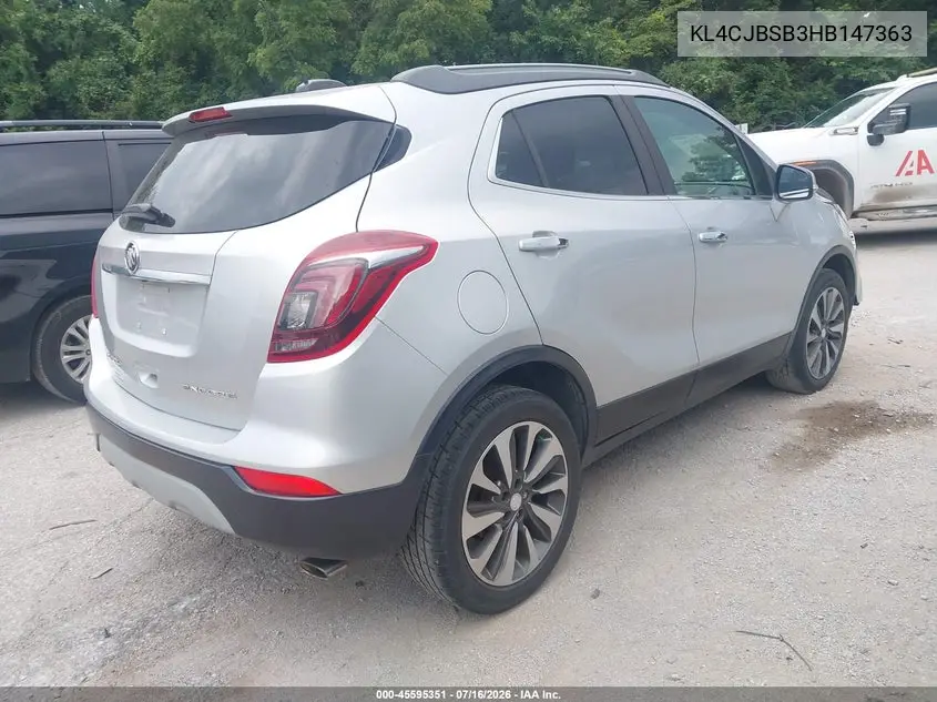 2017 Buick Encore Preferred Ii VIN: KL4CJBSB3HB147363 Lot: 45595351