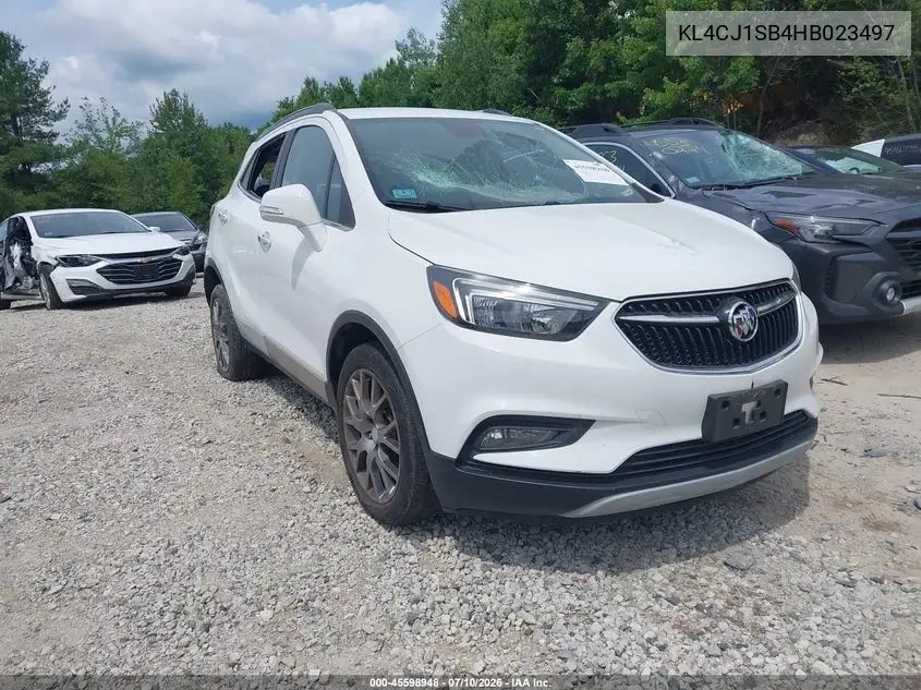 2017 Buick Encore Sport Touring VIN: KL4CJ1SB4HB023497 Lot: 45598948