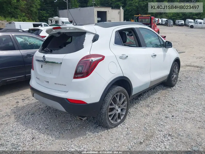 2017 Buick Encore Sport Touring VIN: KL4CJ1SB4HB023497 Lot: 45598948