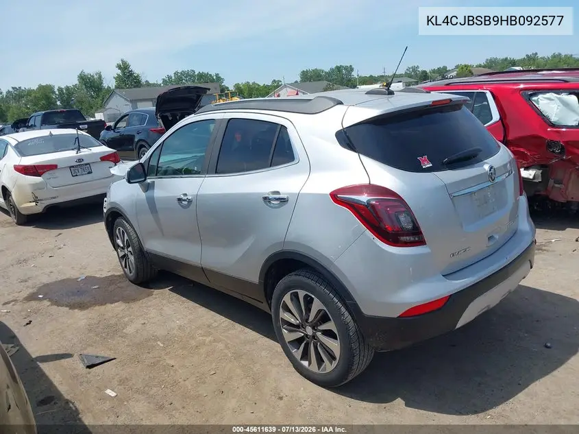 2017 Buick Encore Preferred Ii VIN: KL4CJBSB9HB092577 Lot: 45611639