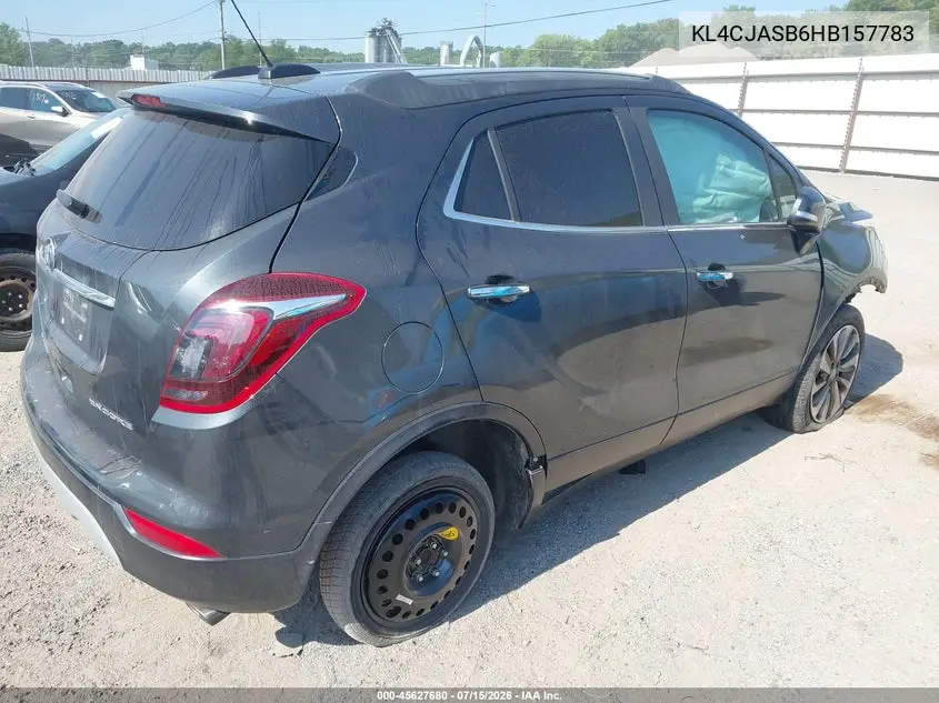 2017 Buick Encore Preferred VIN: KL4CJASB6HB157783 Lot: 45627680