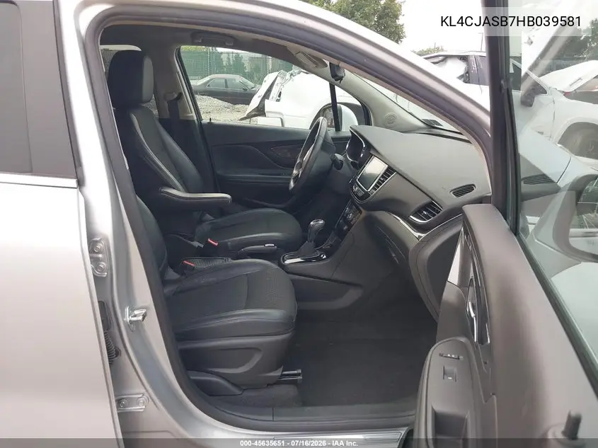 2017 Buick Encore Preferred VIN: KL4CJASB7HB039581 Lot: 45635651