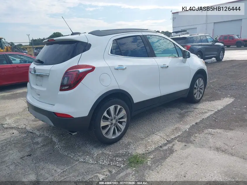 2017 Buick Encore Preferred VIN: KL4CJASB5HB126444 Lot: 45667303