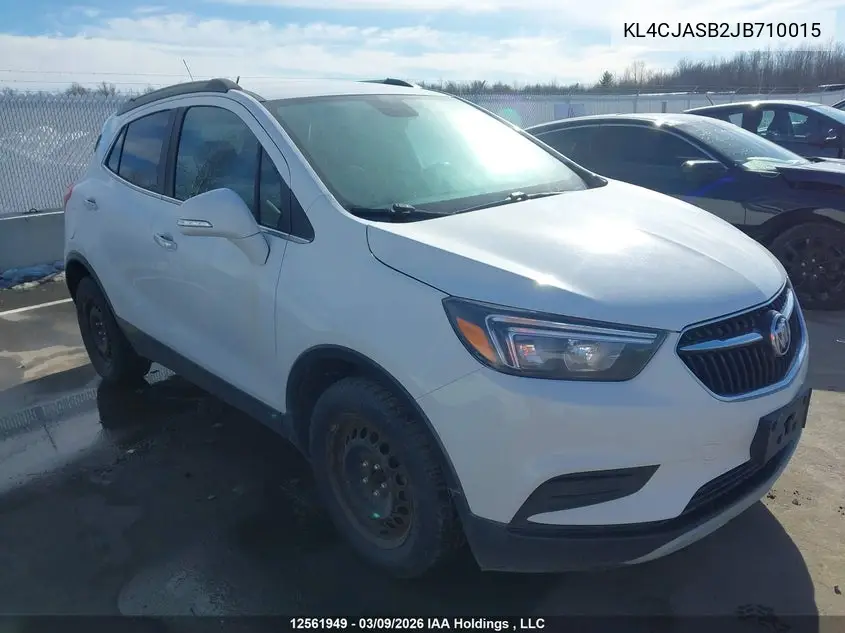 2018 Buick Encore Preferred VIN: KL4CJASB2JB710015 Lot: 12561949