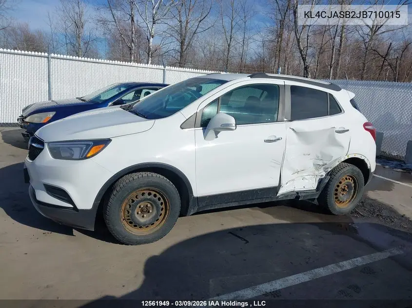 2018 Buick Encore Preferred VIN: KL4CJASB2JB710015 Lot: 12561949