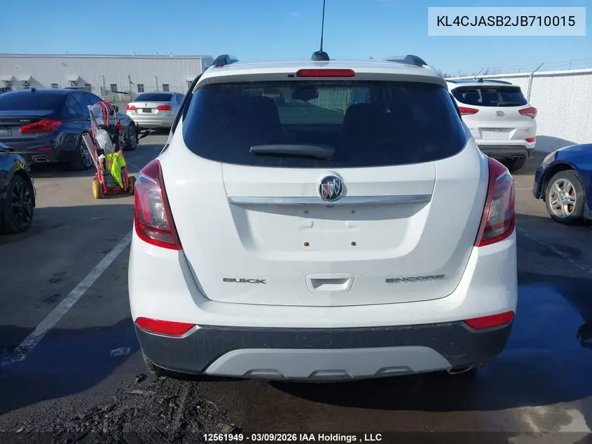 2018 Buick Encore Preferred VIN: KL4CJASB2JB710015 Lot: 12561949