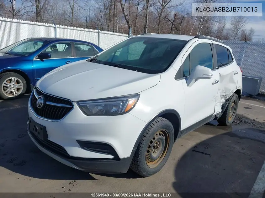 2018 Buick Encore Preferred VIN: KL4CJASB2JB710015 Lot: 12561949
