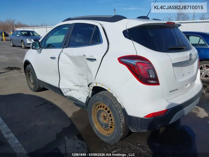 2018 Buick Encore Preferred VIN: KL4CJASB2JB710015 Lot: 12561949