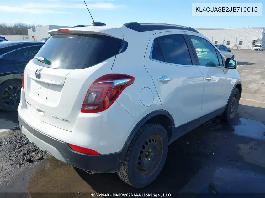 2018 Buick Encore Preferred VIN: KL4CJASB2JB710015 Lot: 12561949