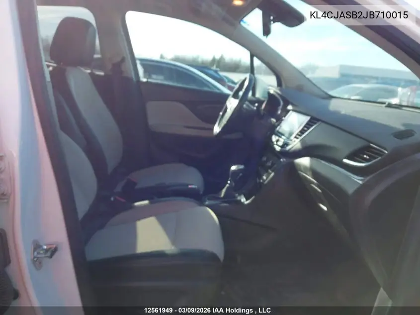 2018 Buick Encore Preferred VIN: KL4CJASB2JB710015 Lot: 12561949