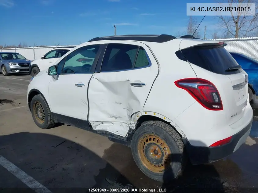 2018 Buick Encore Preferred VIN: KL4CJASB2JB710015 Lot: 12561949
