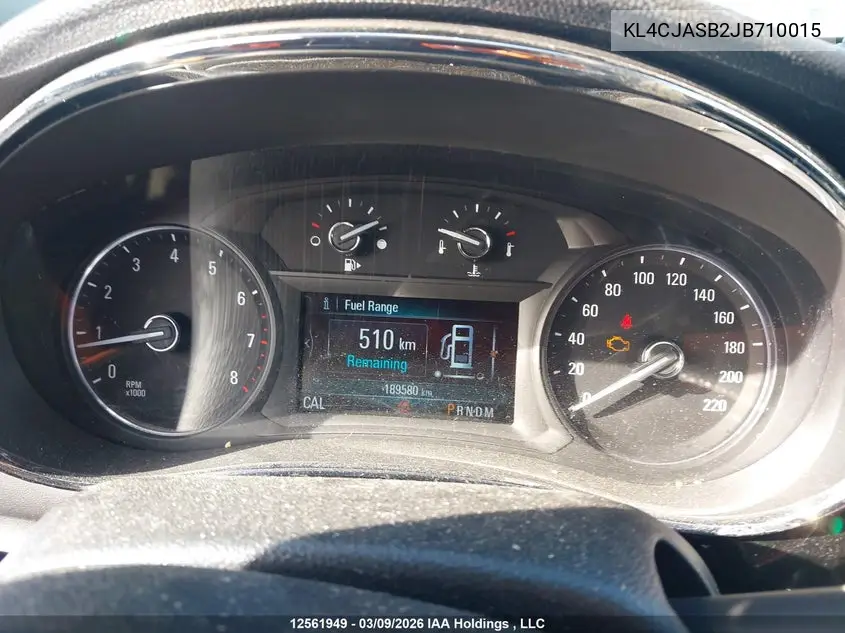 2018 Buick Encore Preferred VIN: KL4CJASB2JB710015 Lot: 12561949