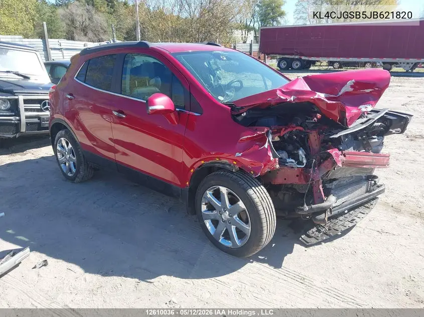 2018 Buick Encore Essence VIN: KL4CJGSB5JB621820 Lot: 12610036