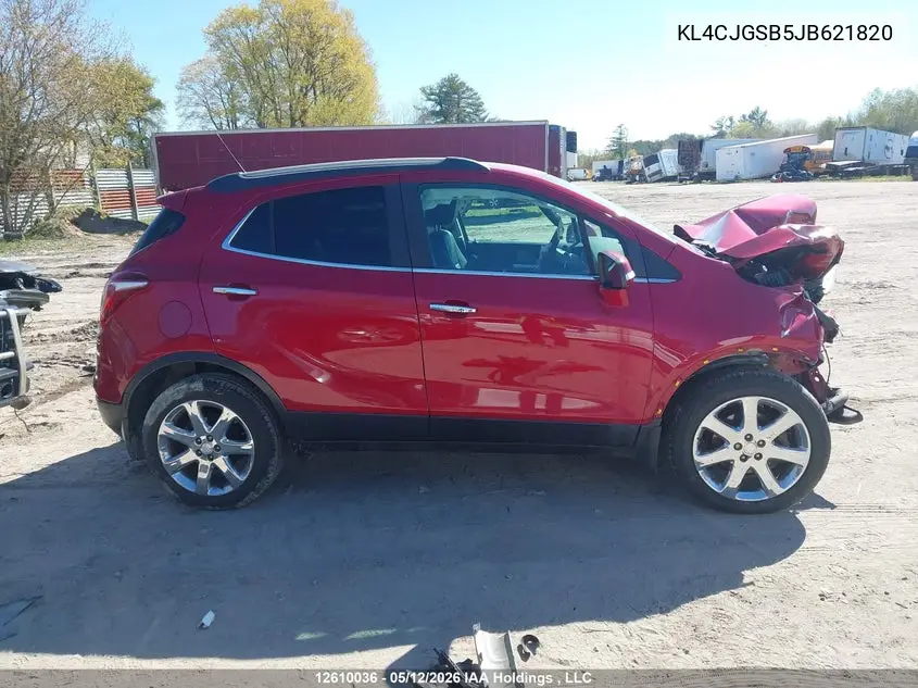 2018 Buick Encore Essence VIN: KL4CJGSB5JB621820 Lot: 12610036