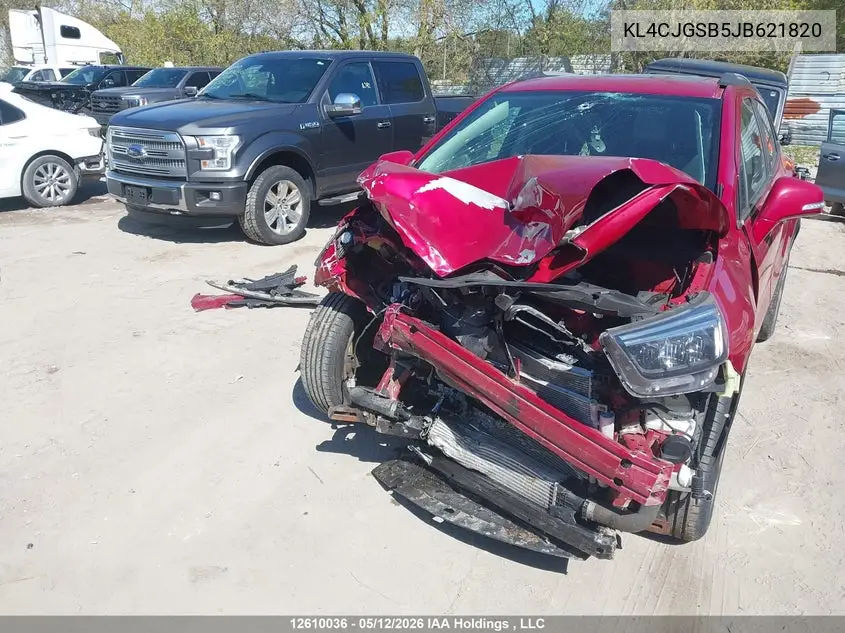 2018 Buick Encore Essence VIN: KL4CJGSB5JB621820 Lot: 12610036