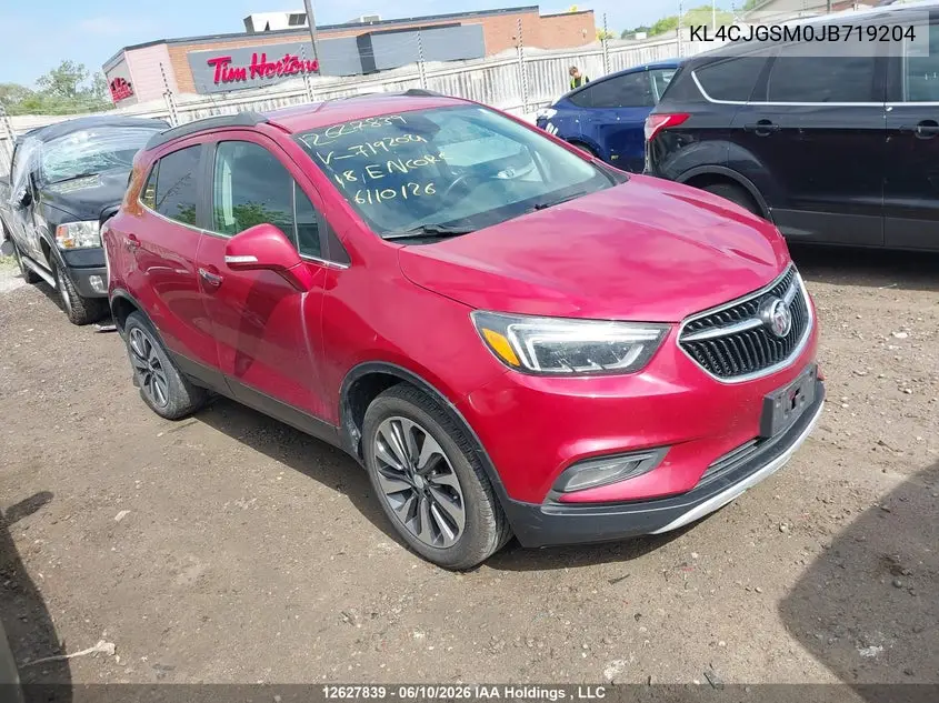 2018 Buick Encore Essence VIN: KL4CJGSM0JB719204 Lot: 12627839