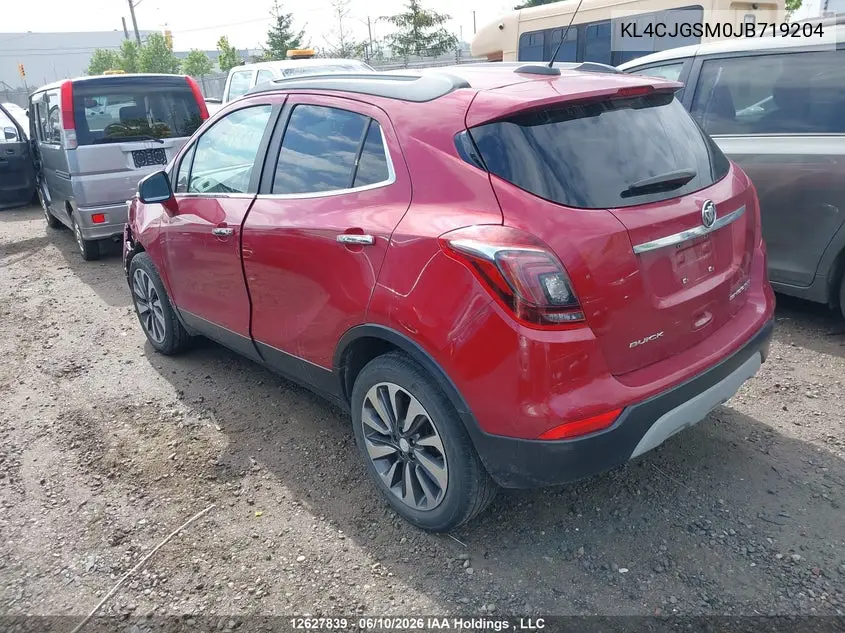 2018 Buick Encore Essence VIN: KL4CJGSM0JB719204 Lot: 12627839
