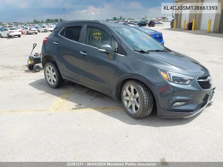 2018 Buick Encore VIN: KL4CJGSM1JB661393 Lot: 20261531