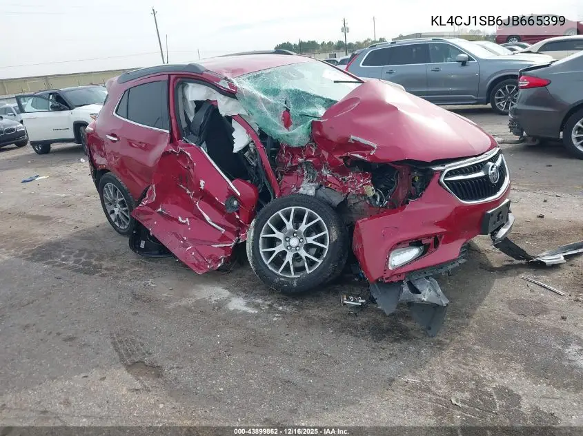 KL4CJ1SB6JB665399 2018 Buick Encore Sport Touring