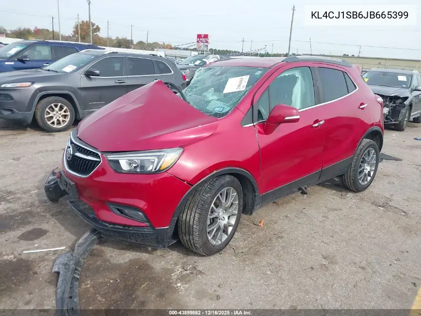 KL4CJ1SB6JB665399 2018 Buick Encore Sport Touring