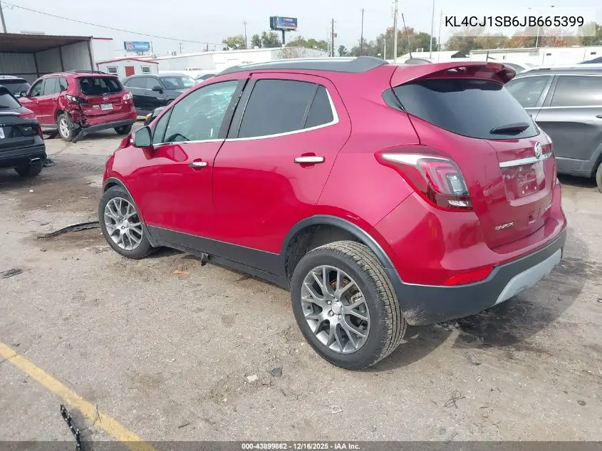 KL4CJ1SB6JB665399 2018 Buick Encore Sport Touring