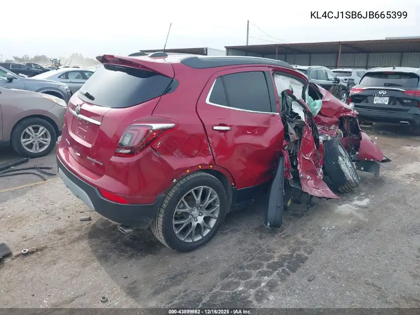 KL4CJ1SB6JB665399 2018 Buick Encore Sport Touring