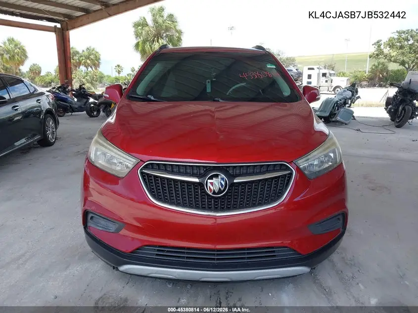 2018 Buick Encore Preferred VIN: KL4CJASB7JB532442 Lot: 45380814