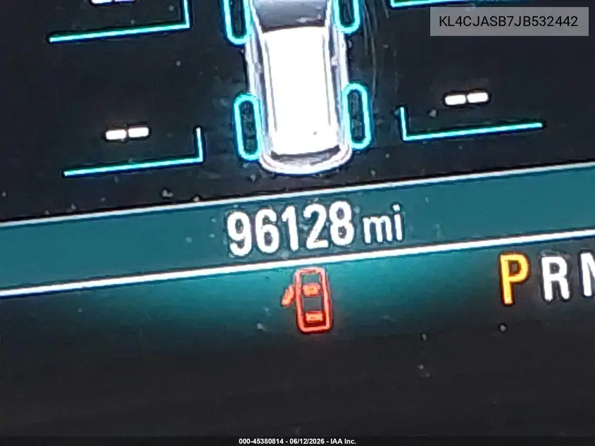 2018 Buick Encore Preferred VIN: KL4CJASB7JB532442 Lot: 45380814