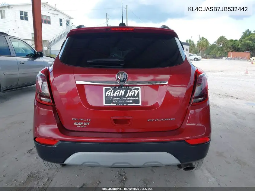 2018 Buick Encore Preferred VIN: KL4CJASB7JB532442 Lot: 45380814