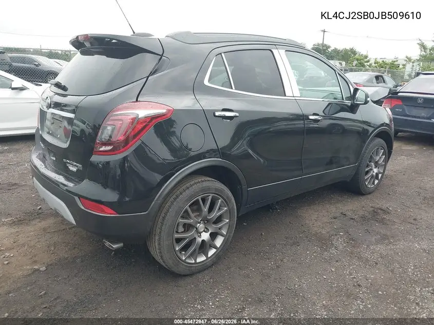 2018 Buick Encore Sport Touring VIN: KL4CJ2SB0JB509610 Lot: 45472947