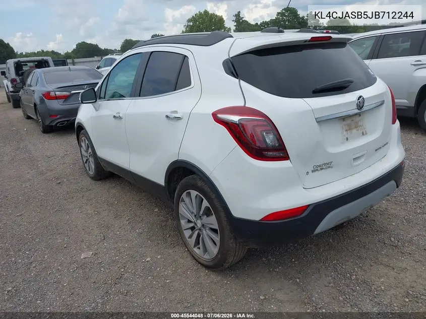2018 Buick Encore Preferred VIN: KL4CJASB5JB712244 Lot: 45544048